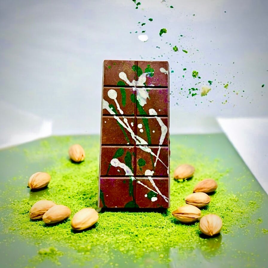 Chocolate, Dubai Chocolates, Pistachio chocolate, Knafeh Chocolate Bar, Knafeh, Kunafa, Dubai Chocolate, Pistachio